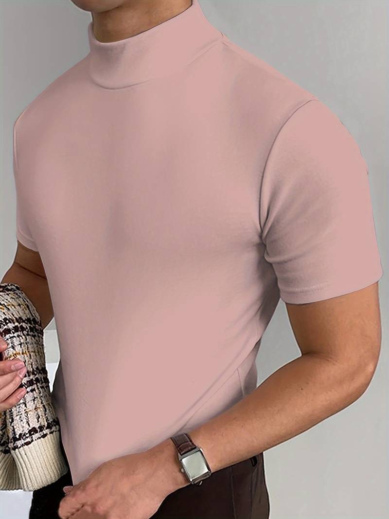 Zakenda | Caleb - T-shirt élégant à col haut