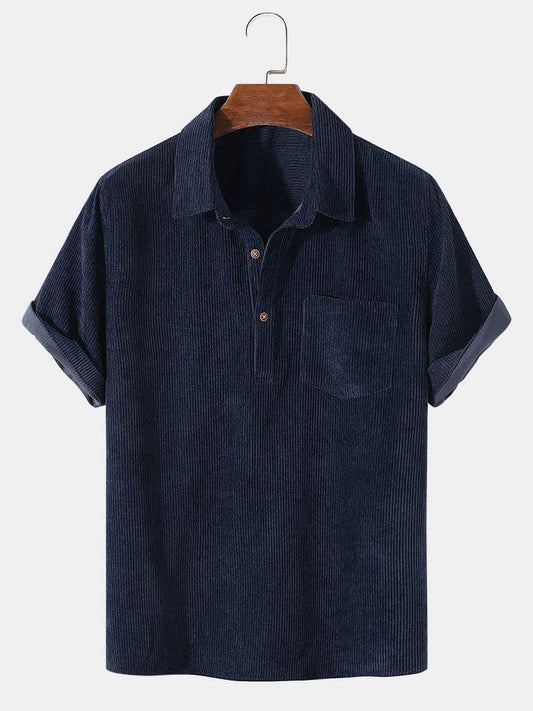 Zakenda | Chemise légère en velours côtelé d'été