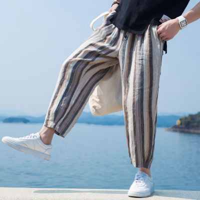 Zakenda | Pantalon en lin stylé pour hommes