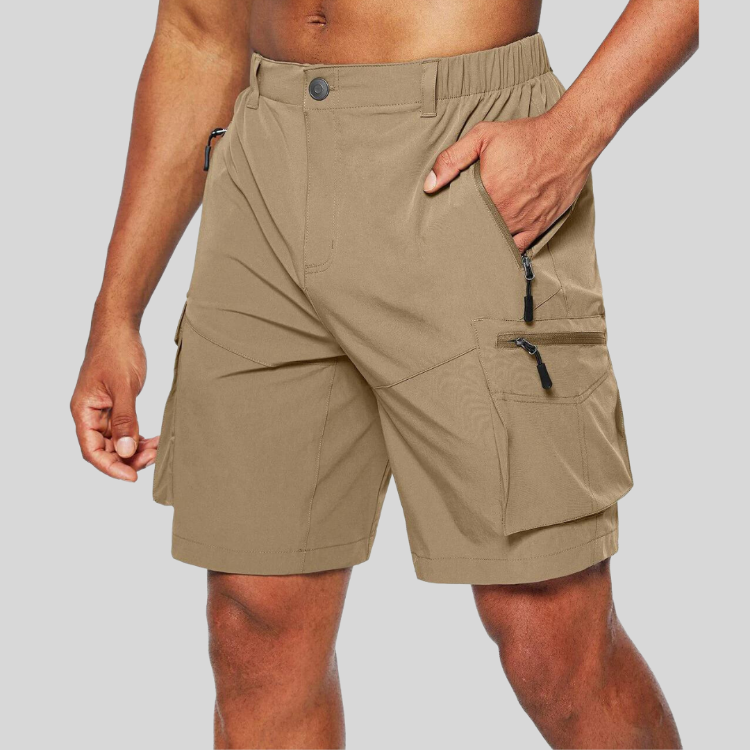 Zakenda | Cargoshorts pour hommes en gris
