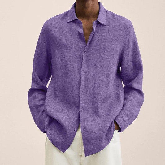 Zakenda | Chemise en lin élégante pour homme - la légèreté rencontre la polyvalence