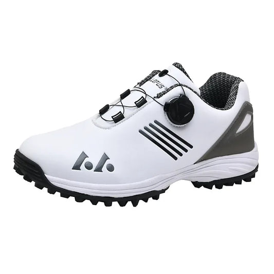 Zakenda | Chaussure de golf blanche haute performance pour hommes - Précision et confort
