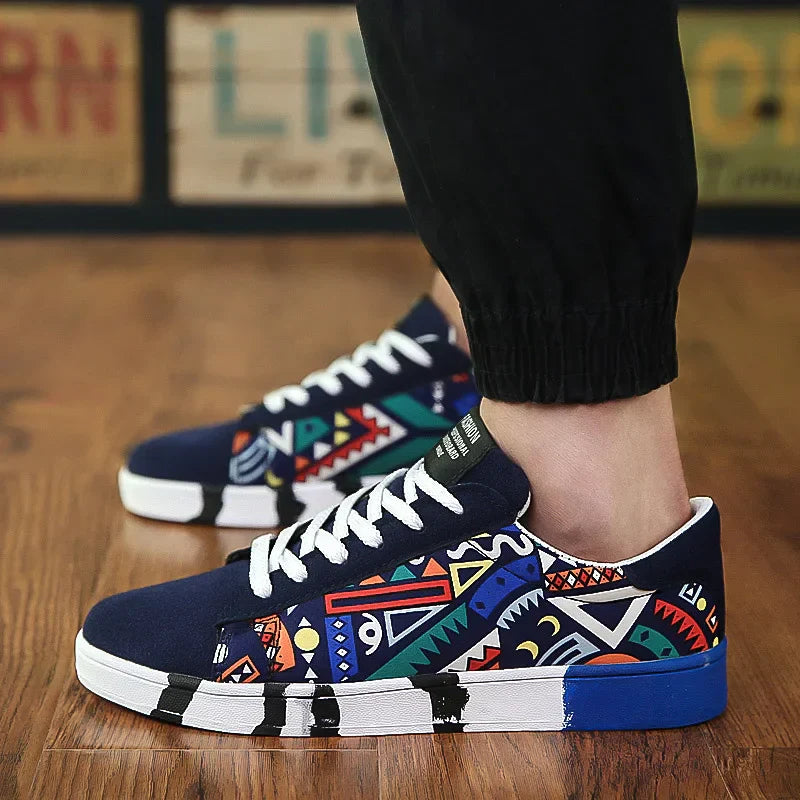 Zakenda | Chaussures stylées en toile pour hommes avec une coupe confortable