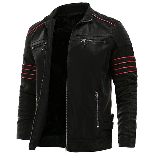 Zakenda | Veste en cuir décontractée pour homme