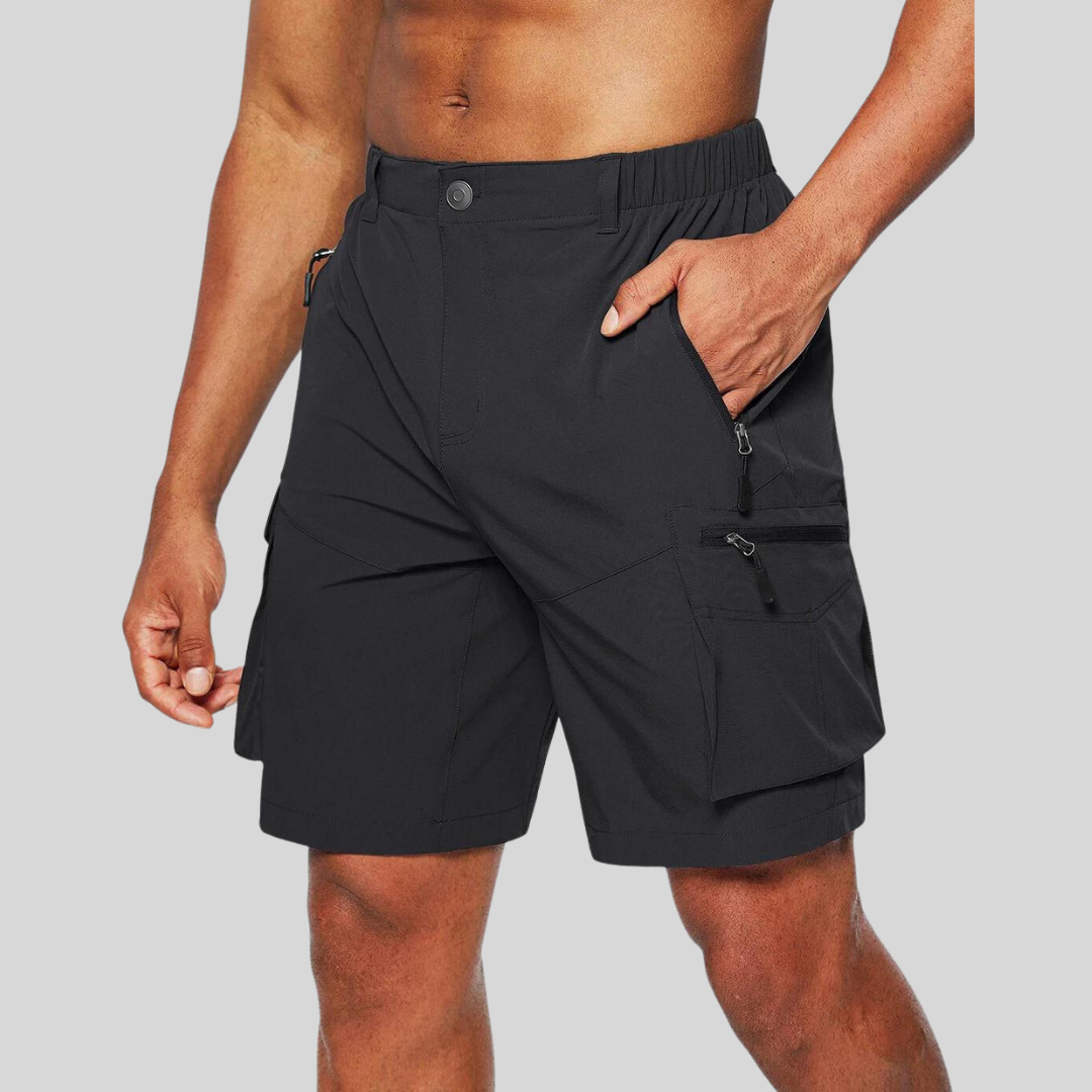Zakenda | Cargoshorts pour hommes en gris