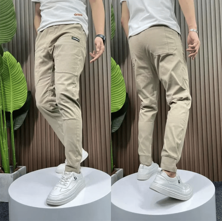 Zakenda | Pantalon cargo pour homme avec beaucoup de stretch et plusieurs poches