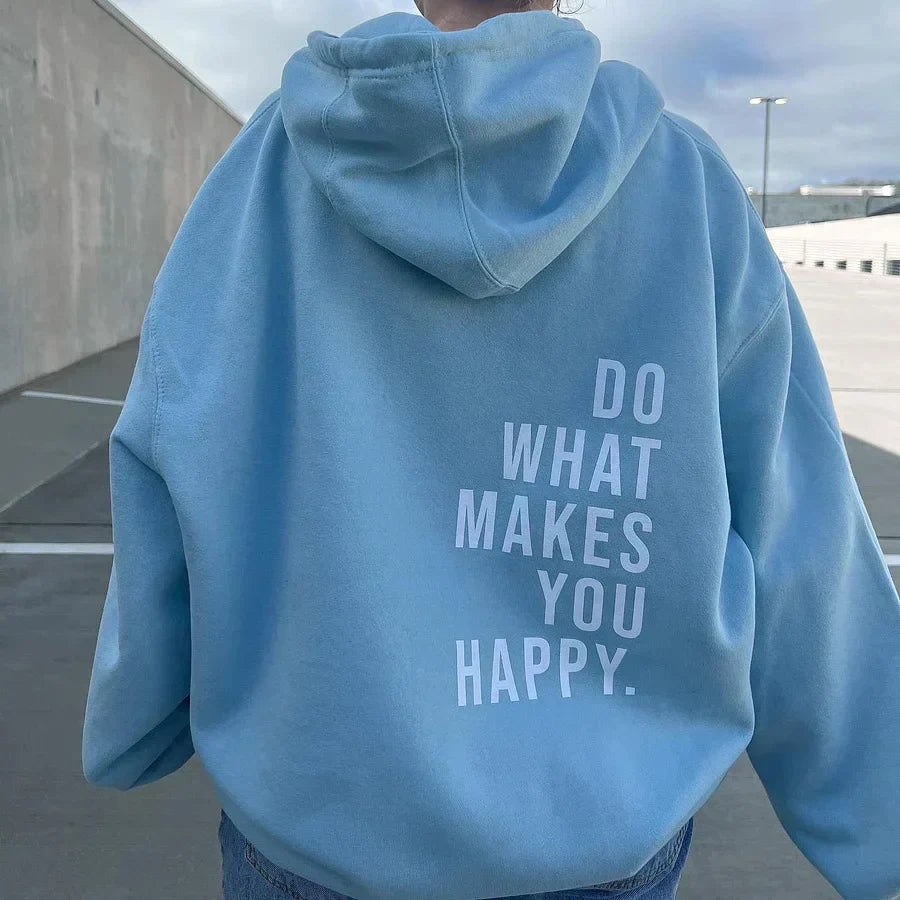 Zakenda | Sweat à capuche stylé avec inscription
