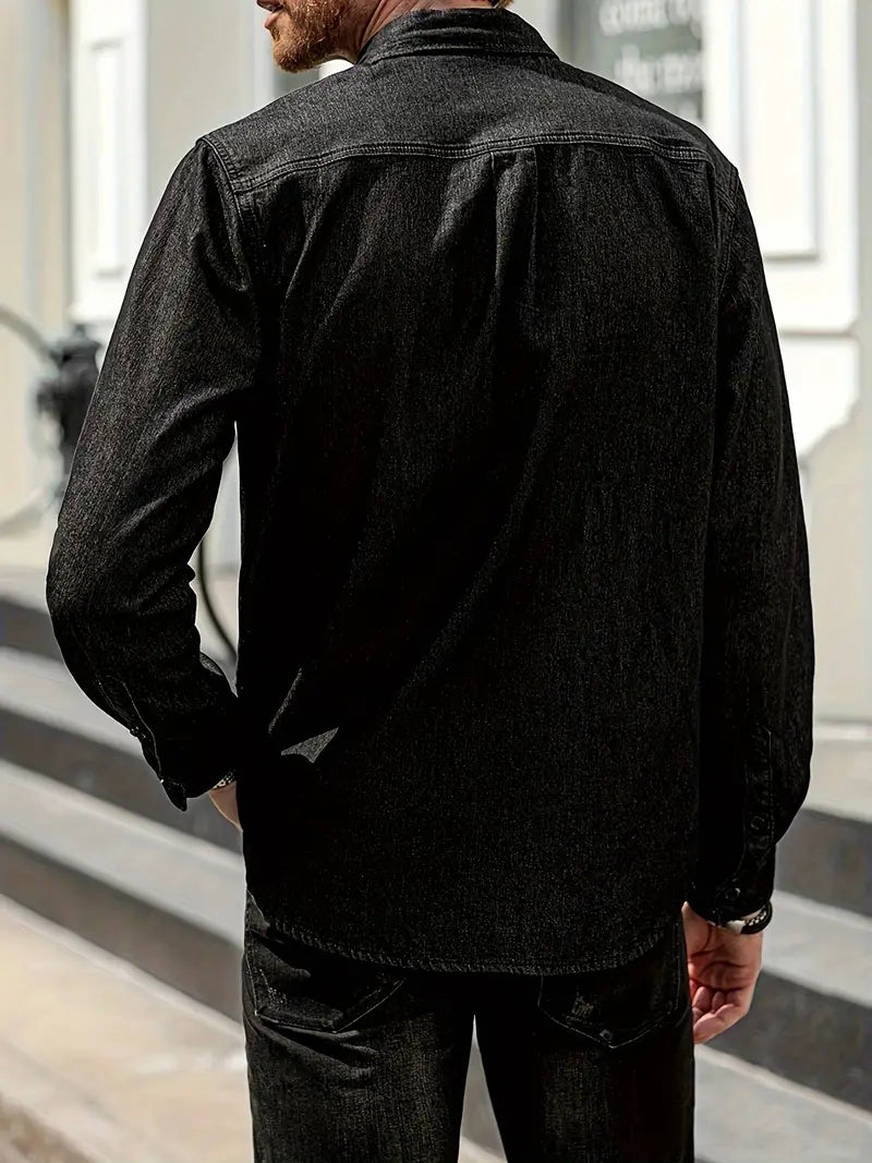 Zakenda | Alexander - chemise en jean à manches longues pour homme