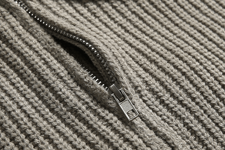 Zakenda | Pull en tricot - col zippé
