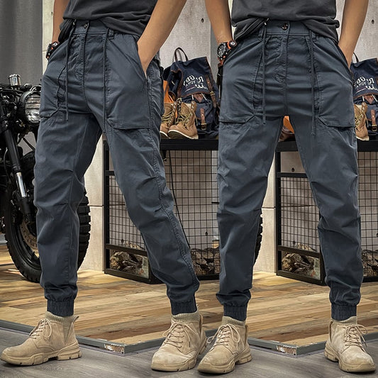 Zakenda | Pantalon stretch cargo