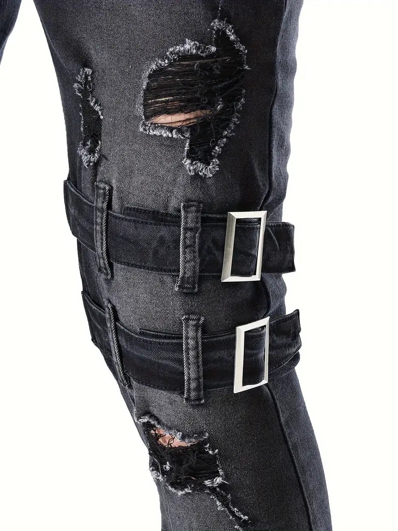 Zakenda | Mason - jeans de biker décontractés pour hommes
