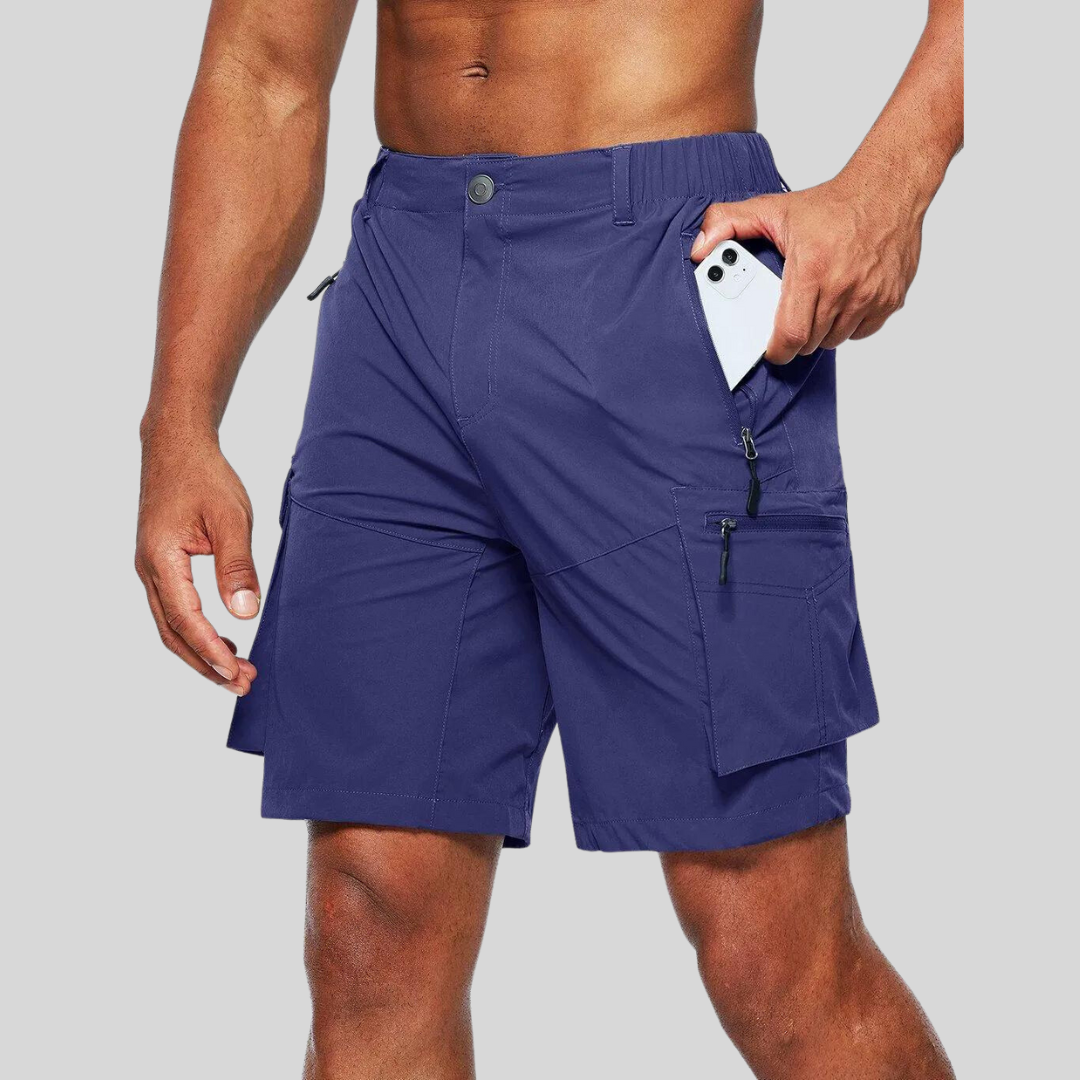 Zakenda | Cargoshorts pour hommes en gris