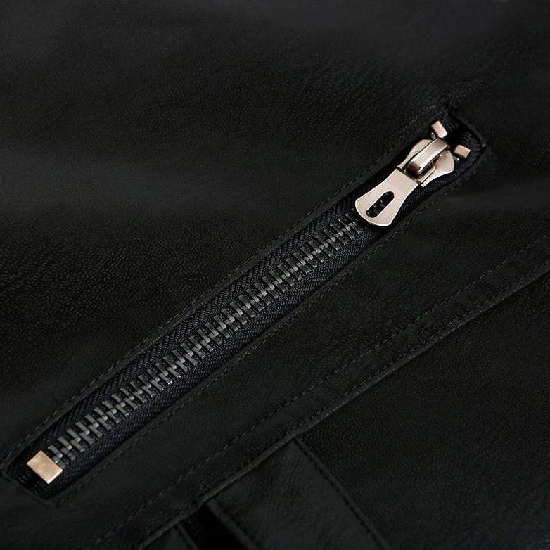 Zakenda | Veste en cuir décontractée pour homme