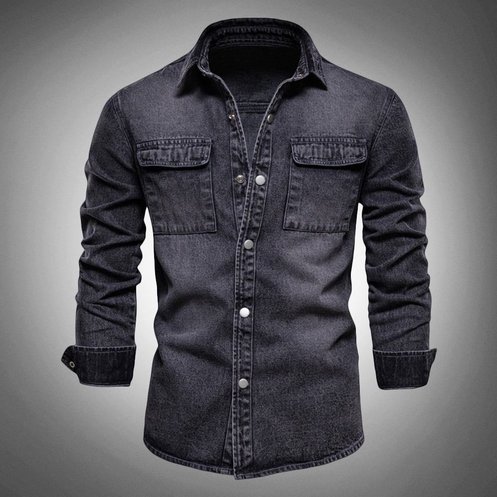 Zakenda | Chemise en jean bleu clair