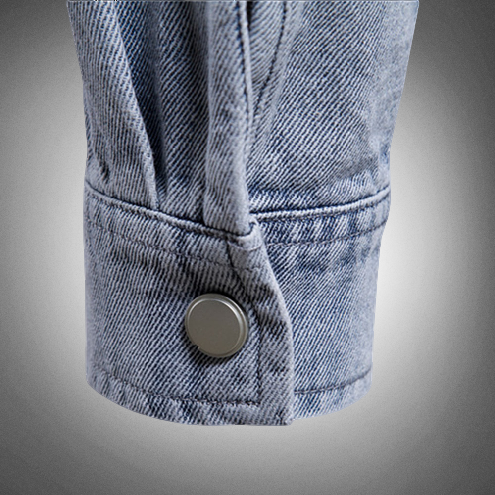 Zakenda | Chemise en jean bleu clair