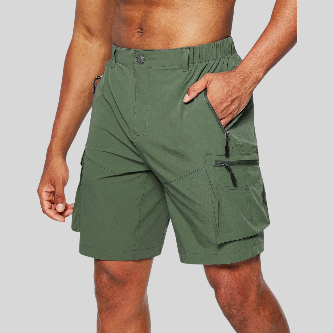 Zakenda | Cargoshorts pour hommes en gris