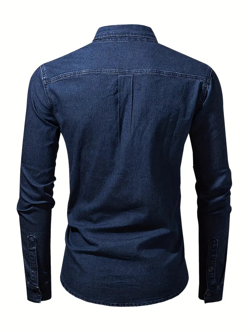Zakenda | Alexander - chemise en jean à manches longues pour homme