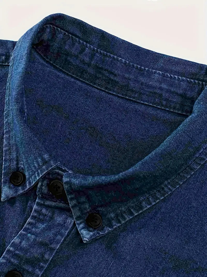 Zakenda | Alexander - chemise en jean à manches longues pour homme