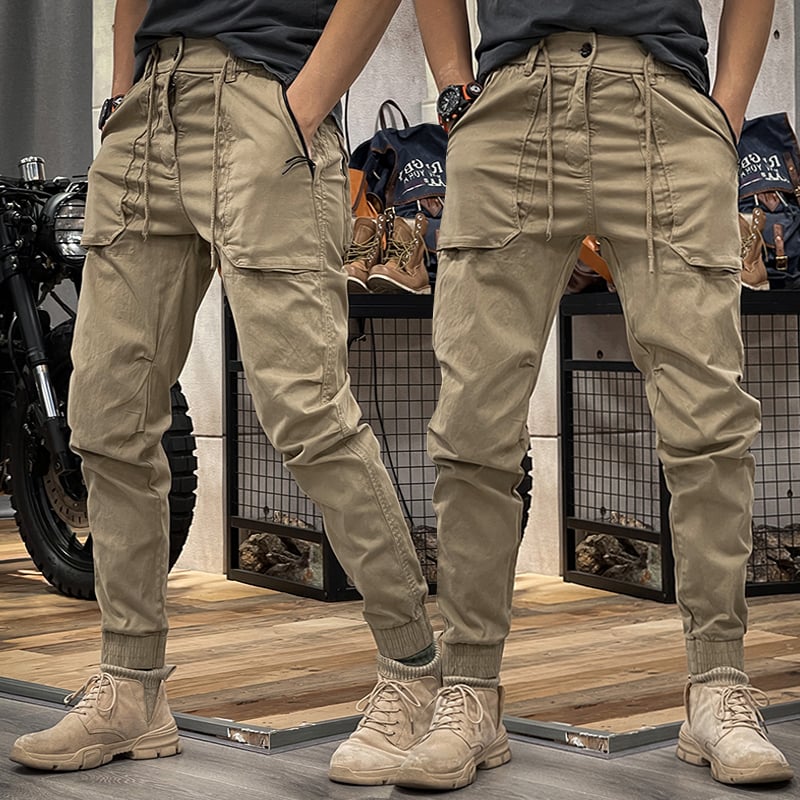 Zakenda | Pantalon stretch cargo