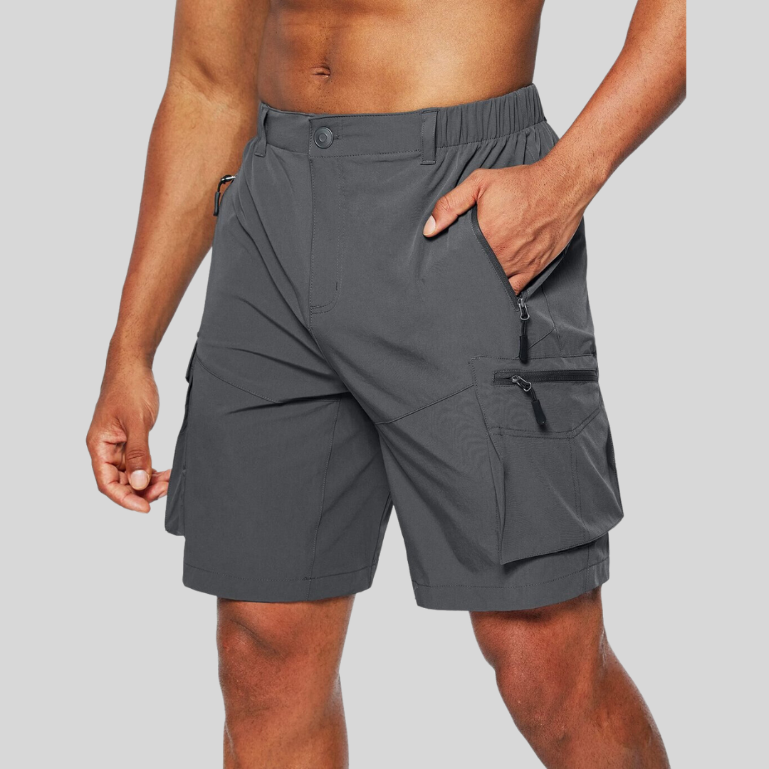 Zakenda | Cargoshorts pour hommes en gris