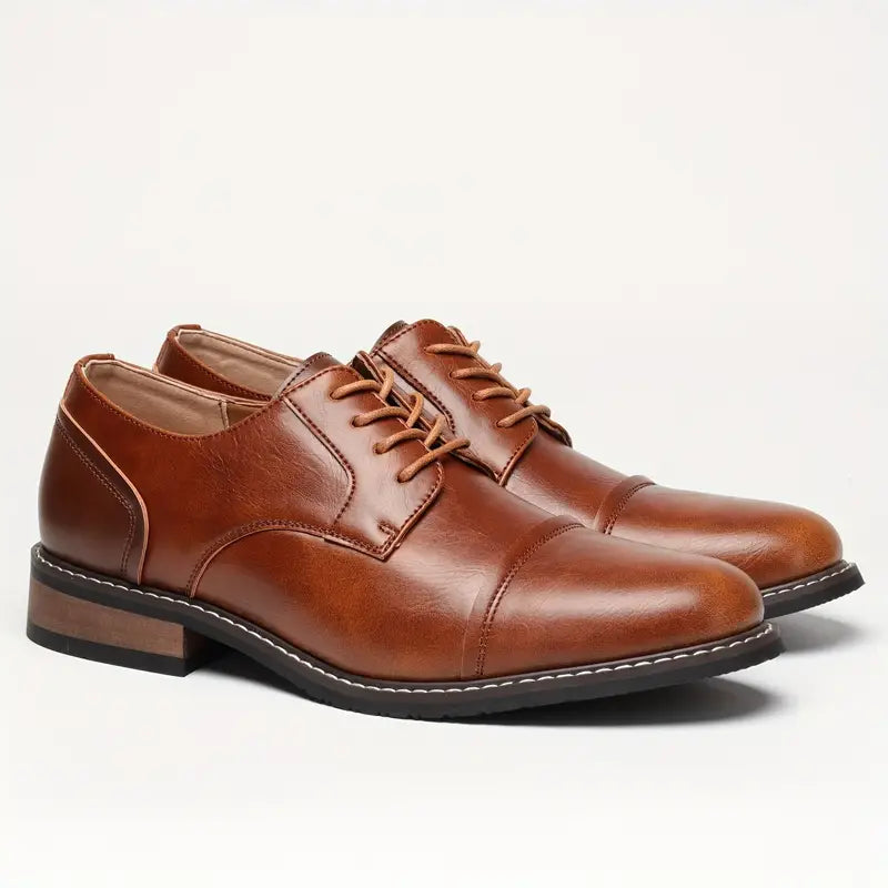 Zakenda | Harrison - solides chaussures derby vintage pour hommes