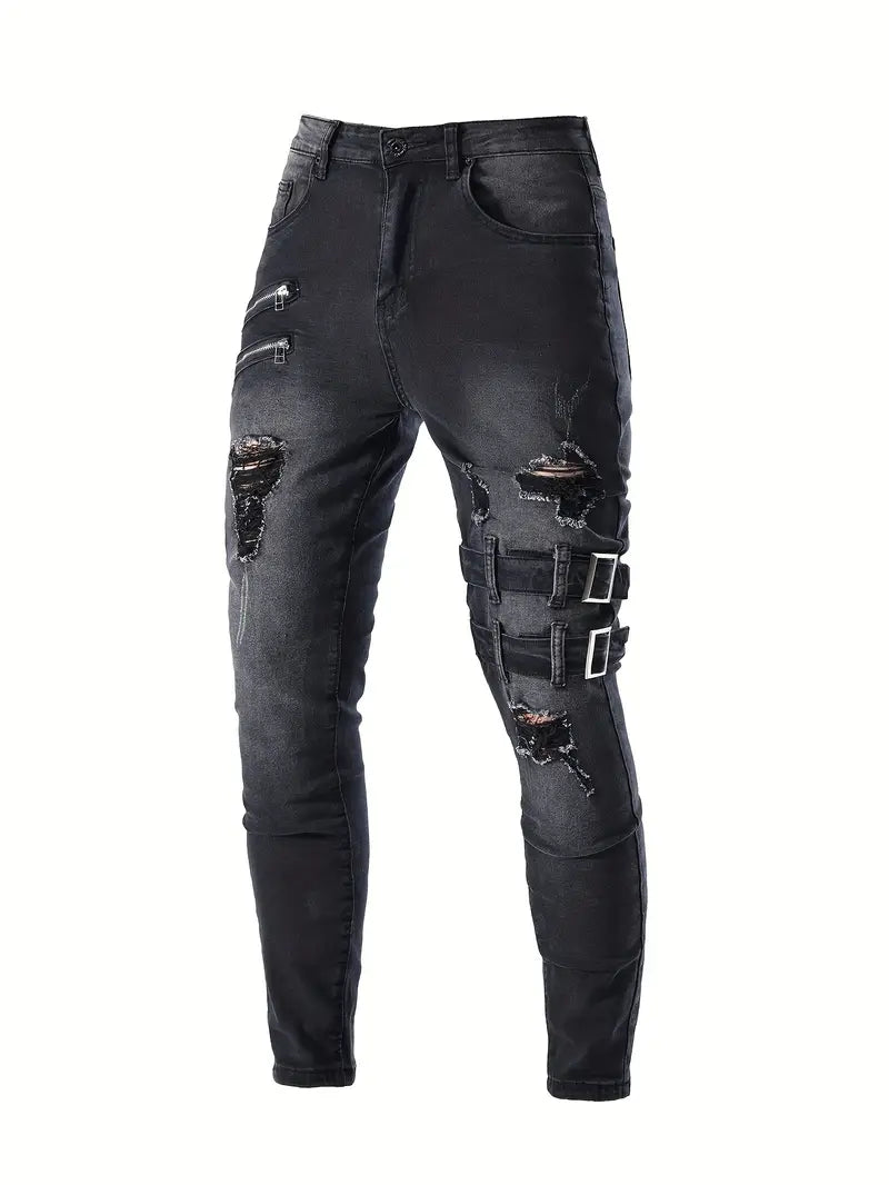 Zakenda | Mason - jeans de biker décontractés pour hommes