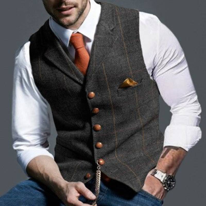 Zakenda | Alexander - gilet à carreaux élégant