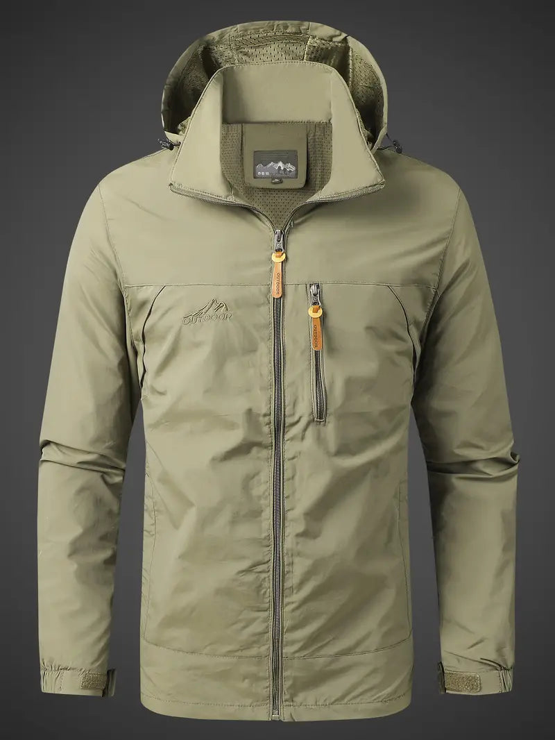 Zakenda | Veste d'extérieur imperméable et coupe-vent pour hommes, pour toutes les activités