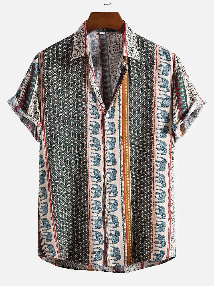 Zakenda | Chemise d'été légère au look vintage
