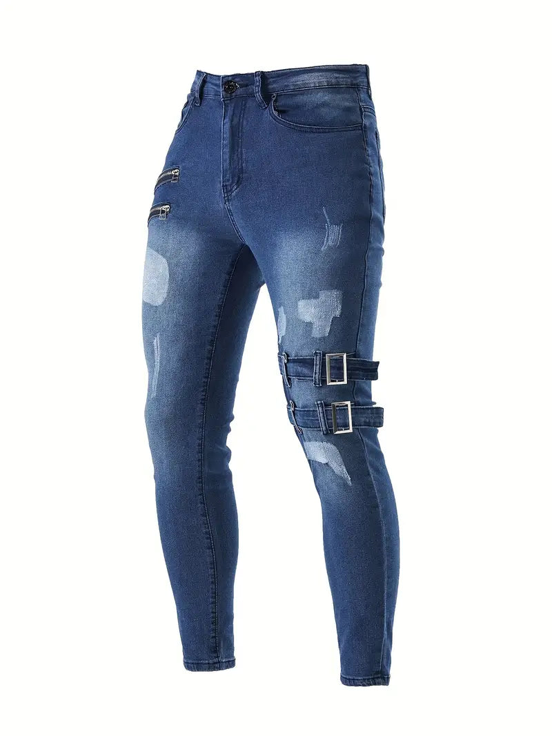 Zakenda | Mason - jeans de biker décontractés pour hommes
