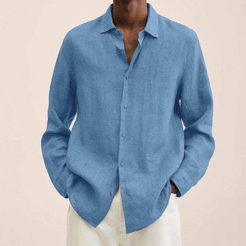 Zakenda | Chemise en lin élégante pour homme - la légèreté rencontre la polyvalence