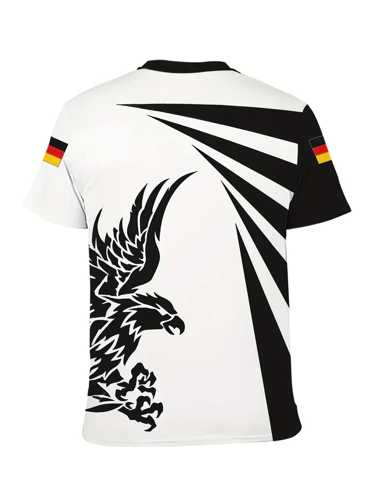 Zakenda | allemagne euro 2024 maillot de foot homme imprimé aigle