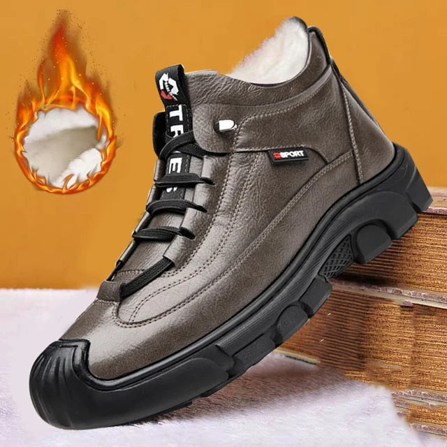Zakenda | Bottes d'hiver chaudes en coton pour hommes