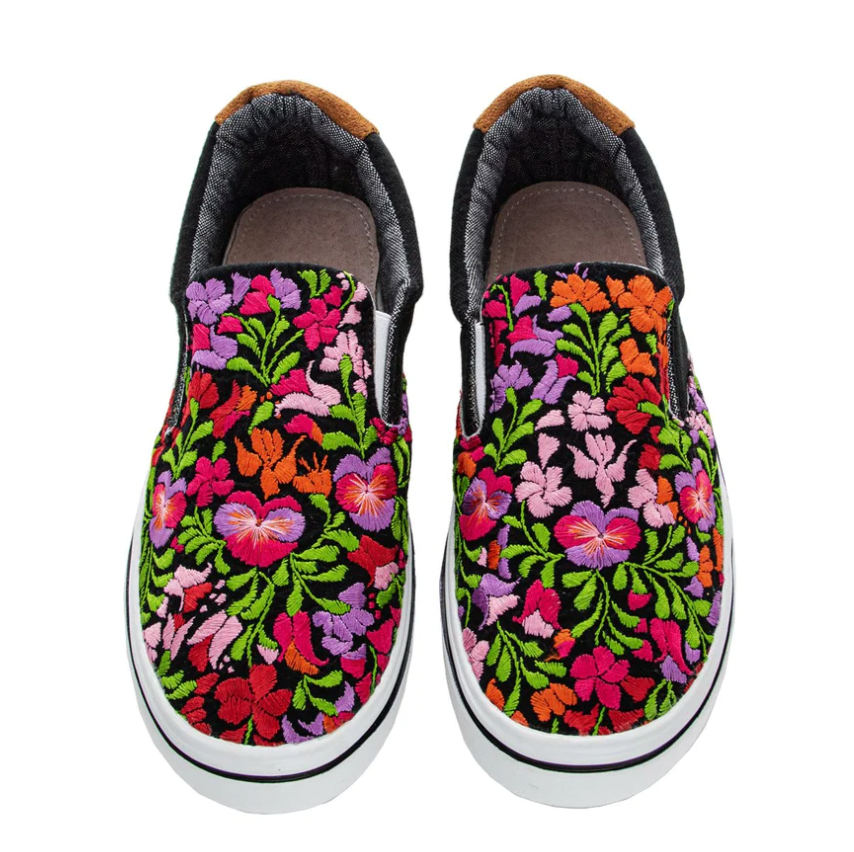 Zakenda | Baskets à la mode avec un design floral coloré