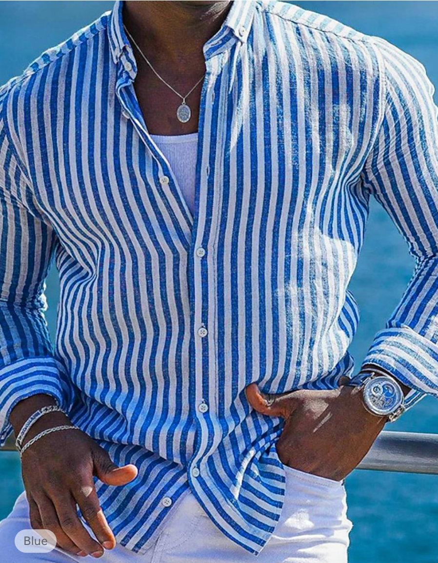 Zakenda | Chemise à rayures pour le printemps