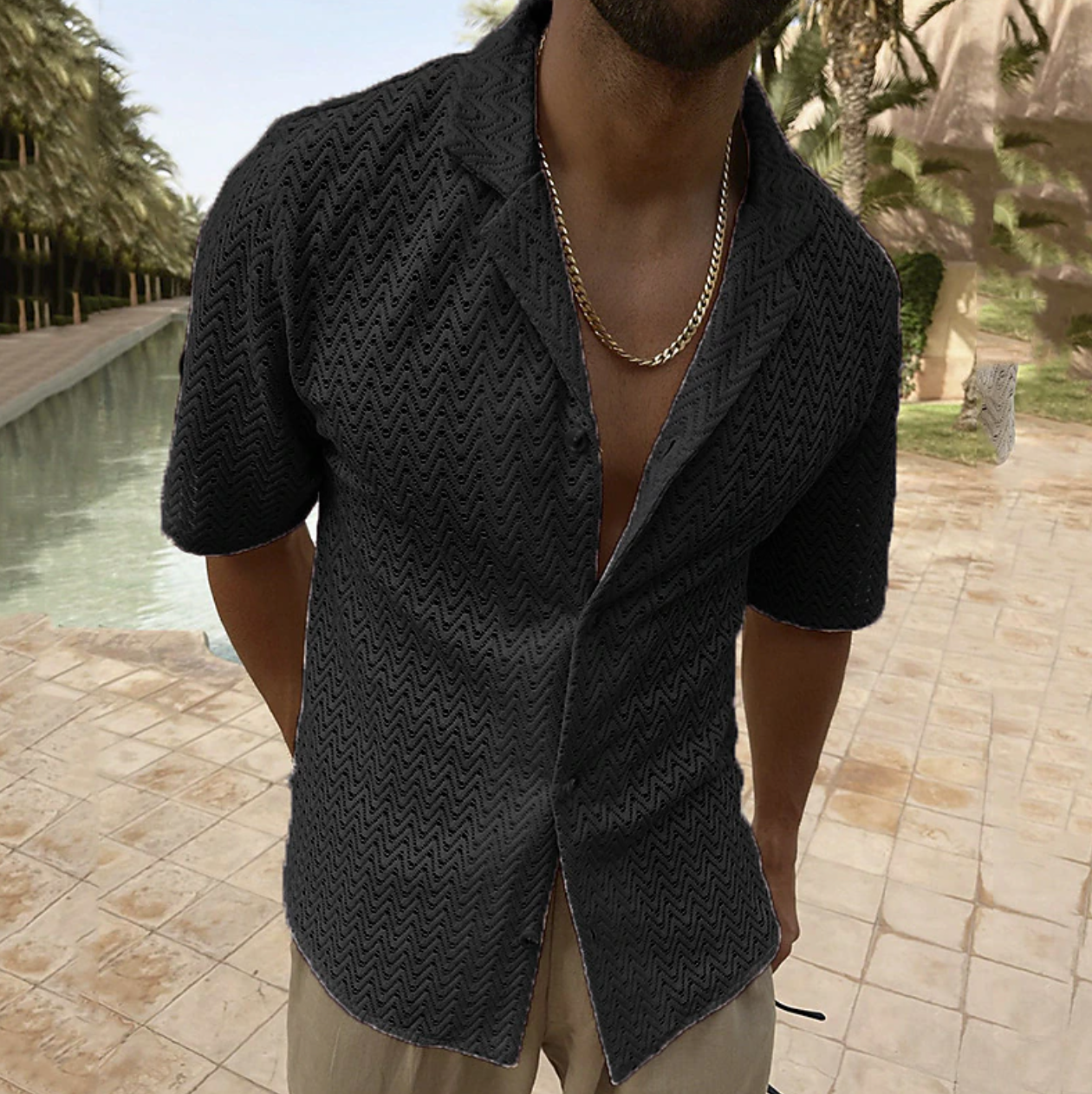 Zakenda | Chemise d'été décontractée pour hommes