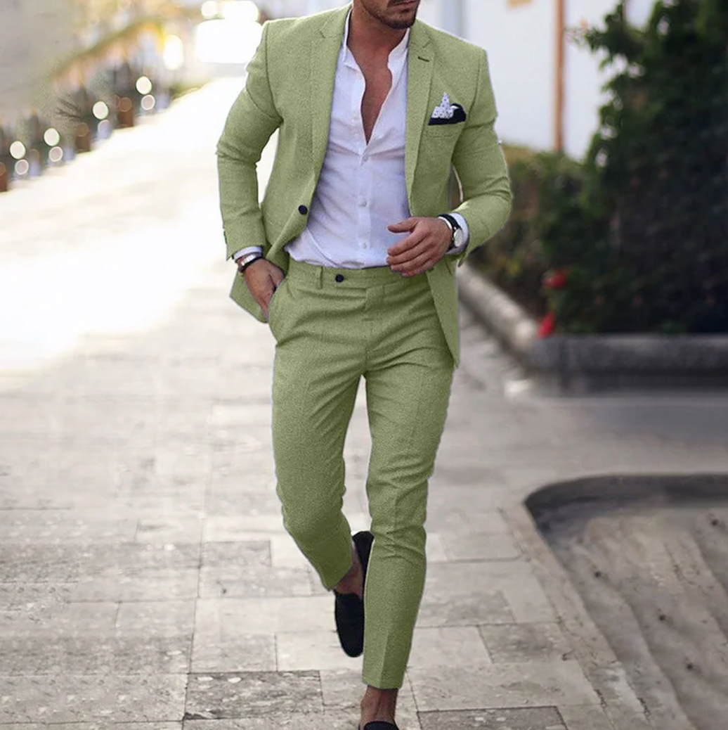 Zakenda | ensemble 2 pièces pour homme composé d'un blazer business simple et d'un pantalon
