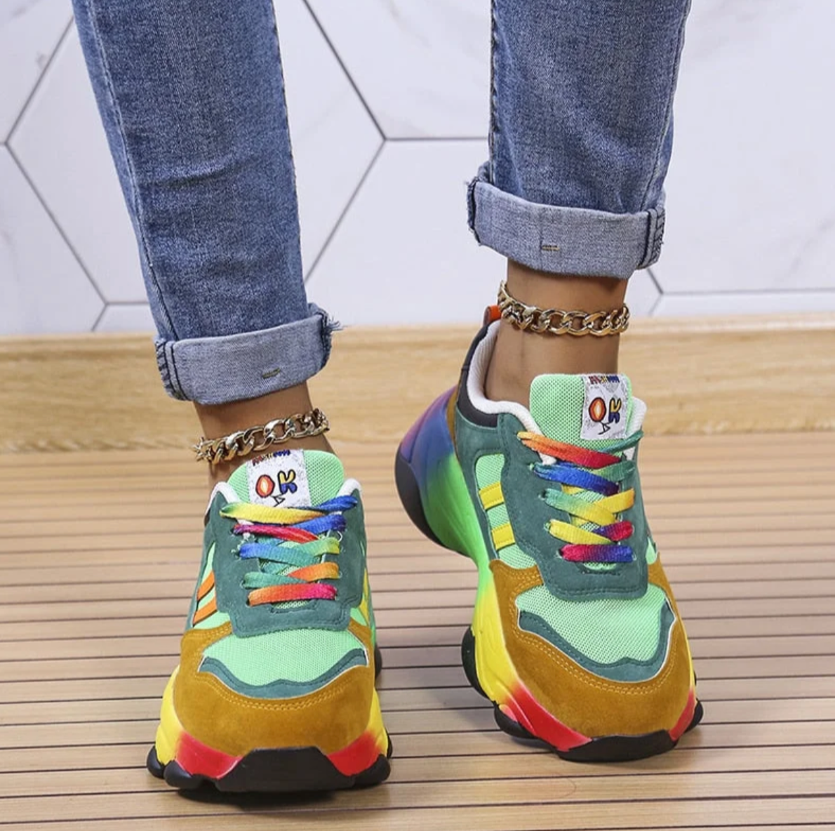 Zakenda | baskets orthopédiques colorées et stylées