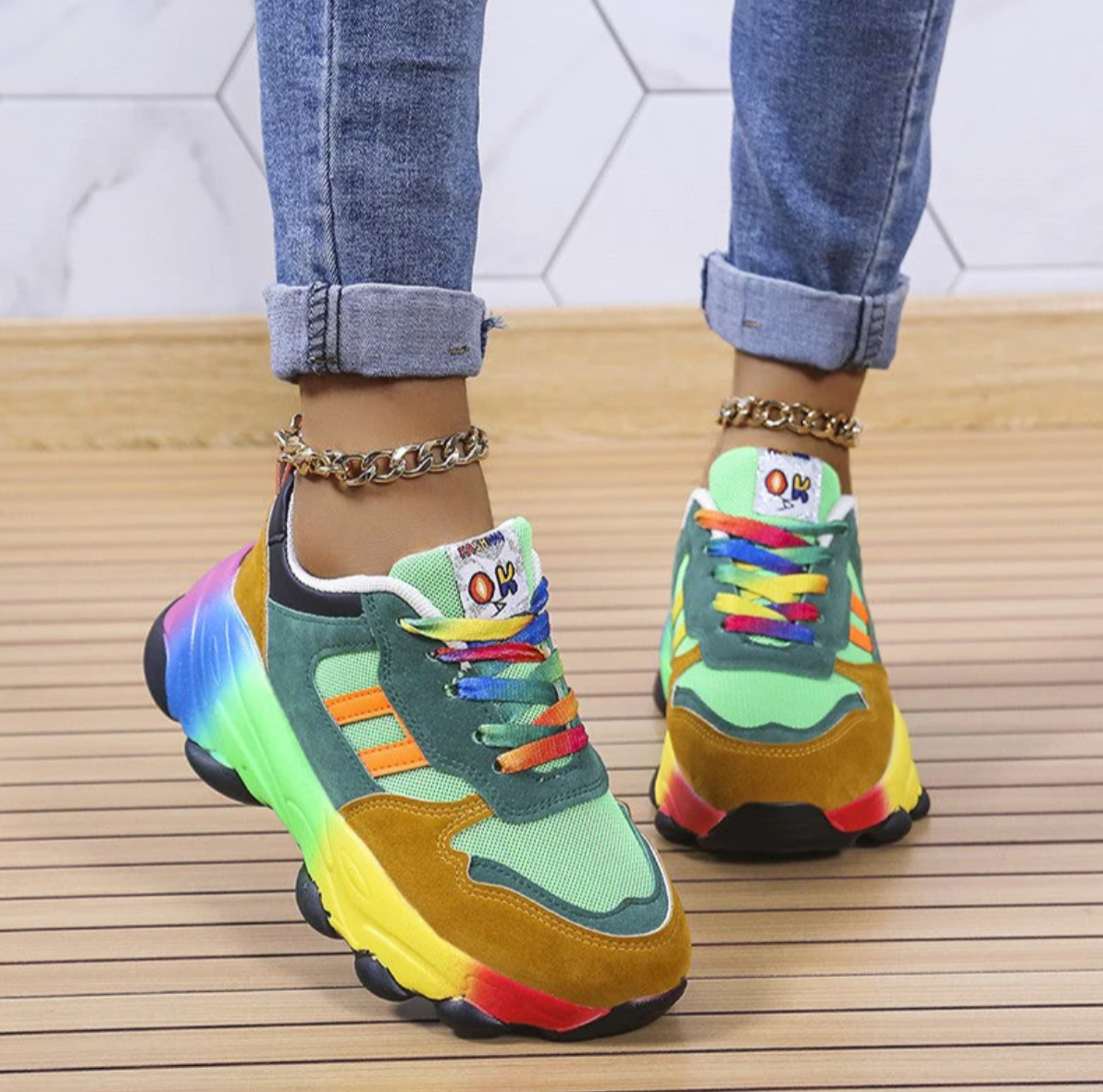 Zakenda | baskets orthopédiques colorées et stylées