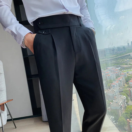 Zakenda | Onyx- pantalons de costume britanniques pour hommes