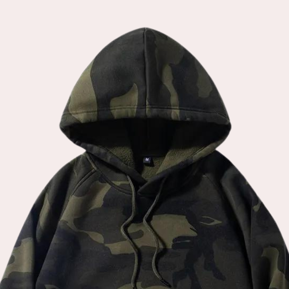 Zakenda | Sweat à capuche camouflage pour homme