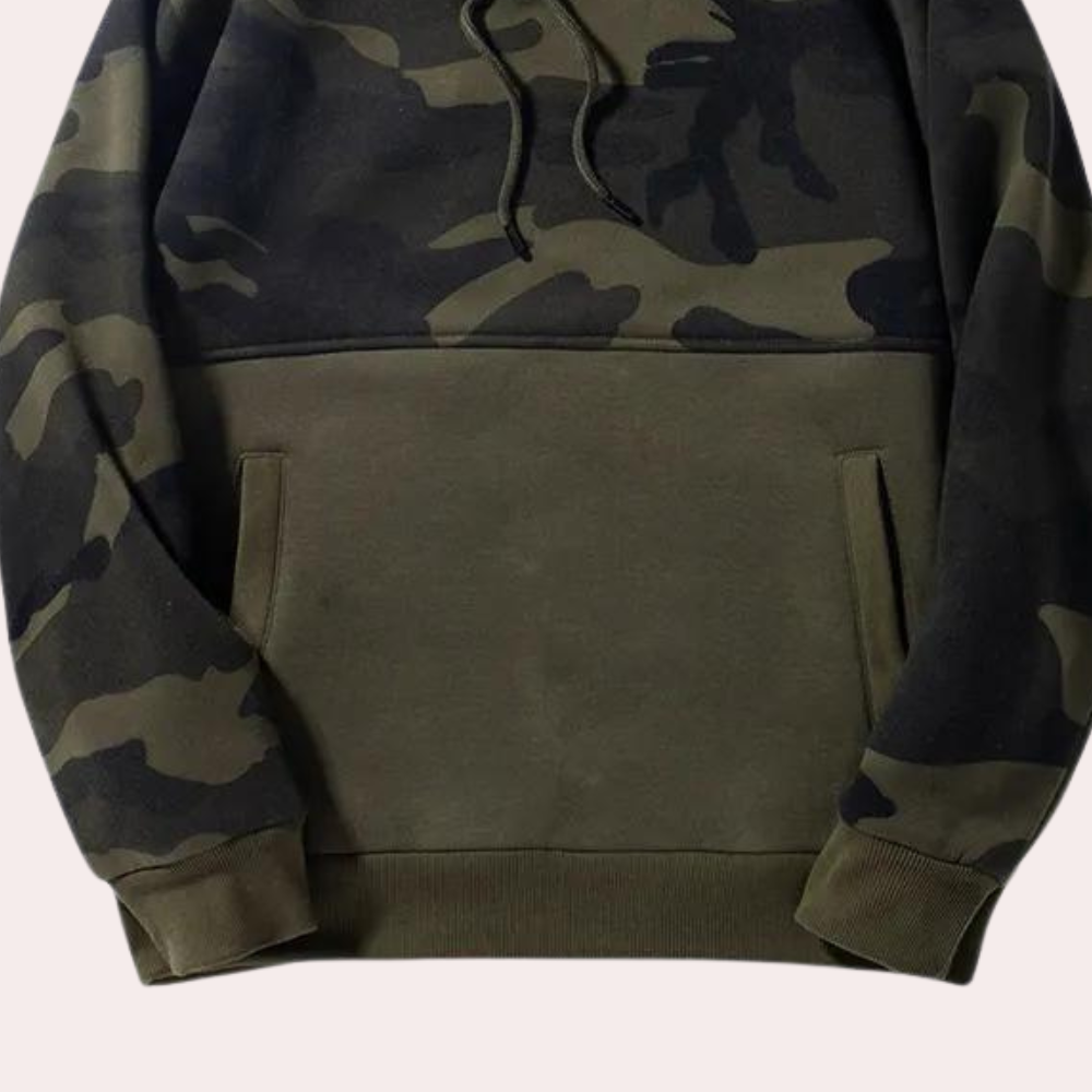 Zakenda | Sweat à capuche camouflage pour homme