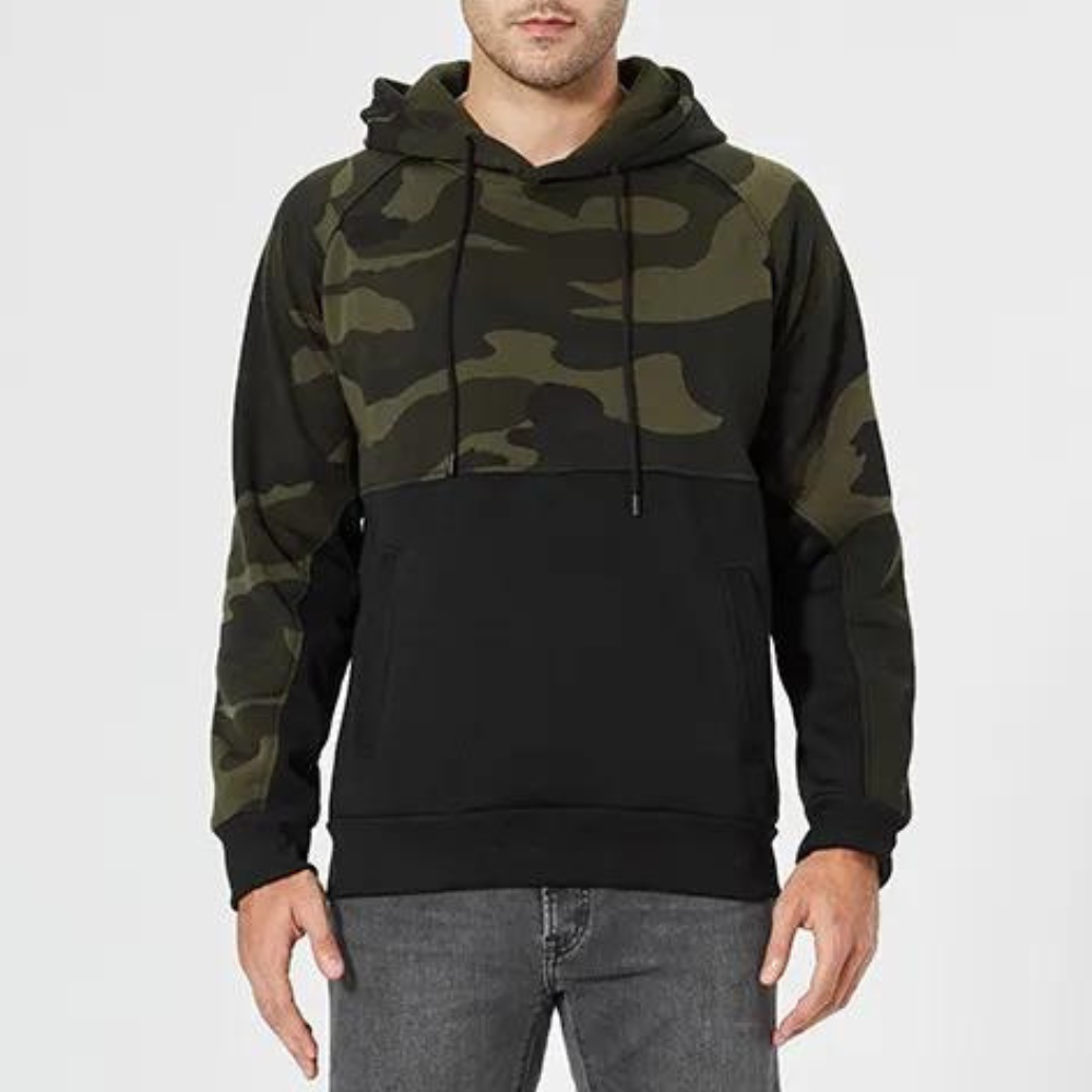 Zakenda | Sweat à capuche camouflage pour homme