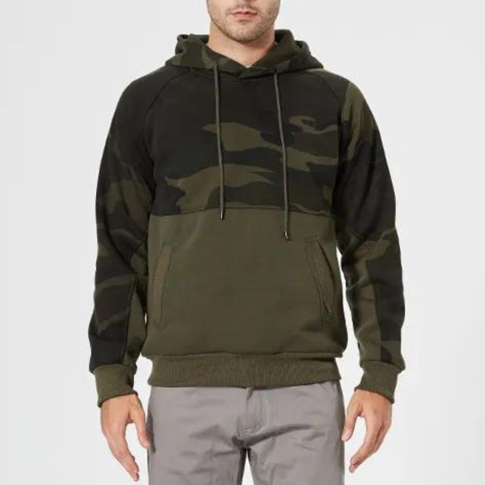Zakenda | Sweat à capuche camouflage pour homme
