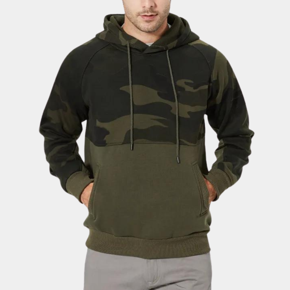 Zakenda | Sweat à capuche camouflage pour homme