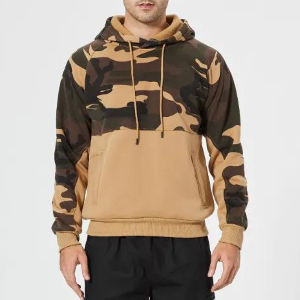 Zakenda | Sweat à capuche camouflage pour homme