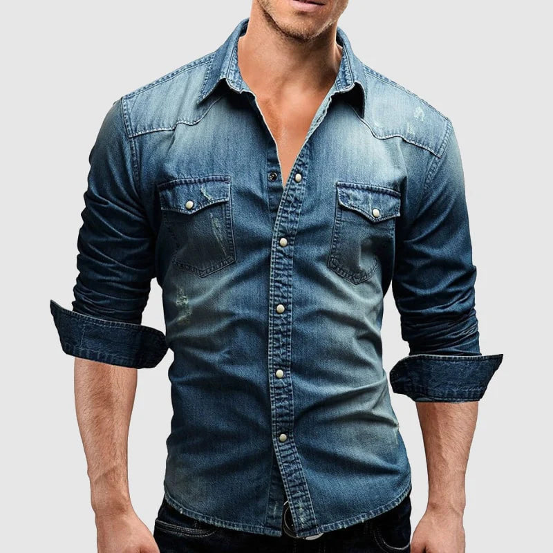 Zakenda | Chemise en denim intemporelle