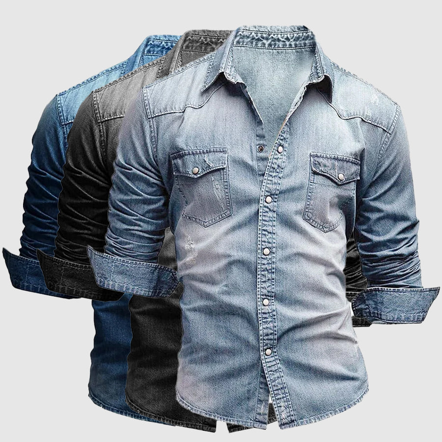 Zakenda | Chemise en denim intemporelle