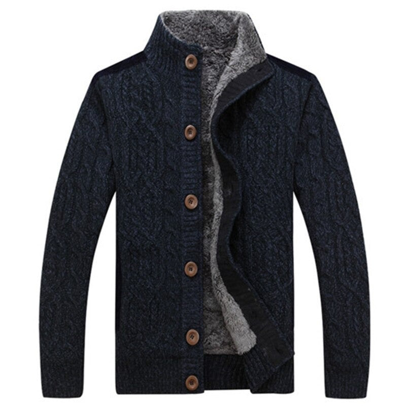 Zakenda | Cardigan pour homme avec doublure en peluche