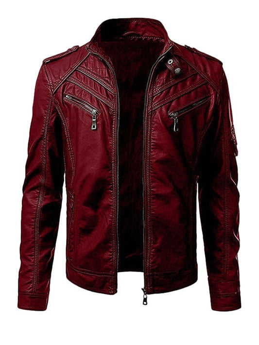 Zakenda | Veste en cuir pour homme tendance